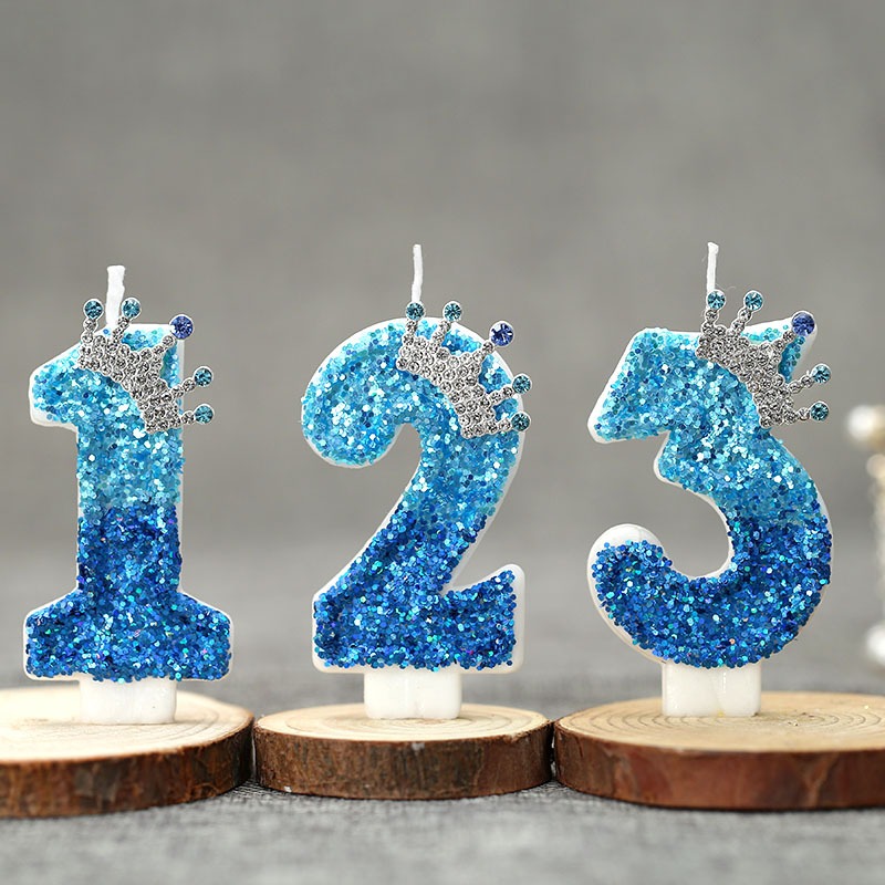 Candle Supply - Vela Digital Criativa Azul Pavão com