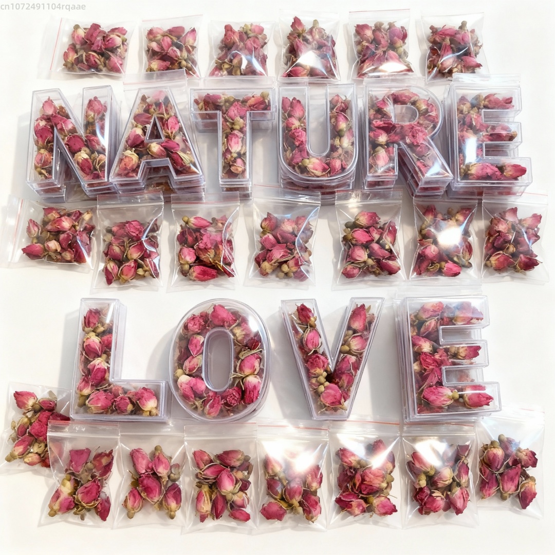 Candle Fragrance Supplies - 250/500g natural rosa flores secas botões