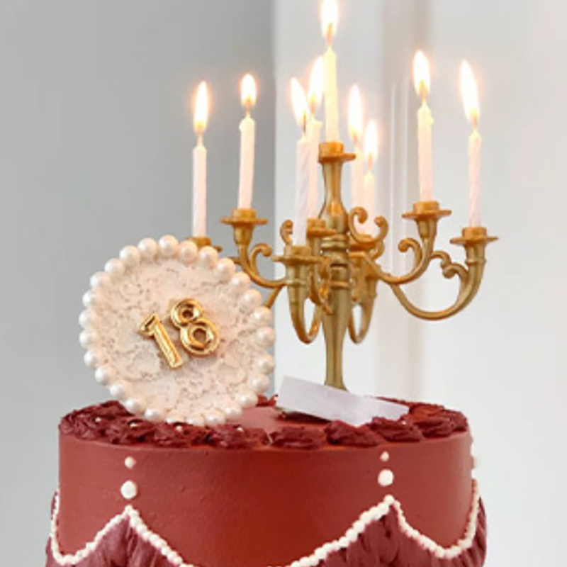 Decoração de bolo castiçal vel - Luxury Candle Supplies Usa avaliação e preço
