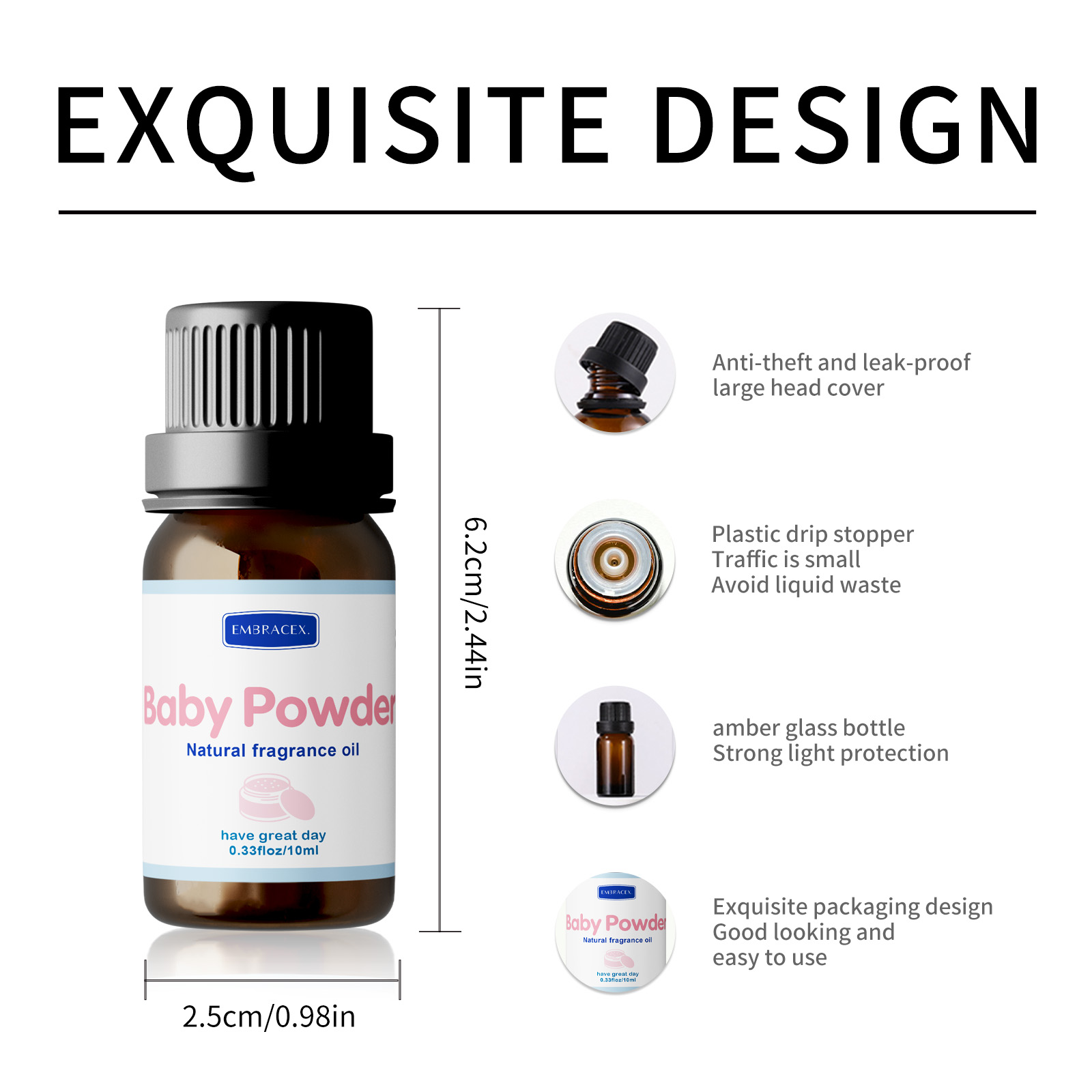 Óleo Essencial de Pó de Bebê 1 - Fragrance Oil 10Ml avaliação e preço
