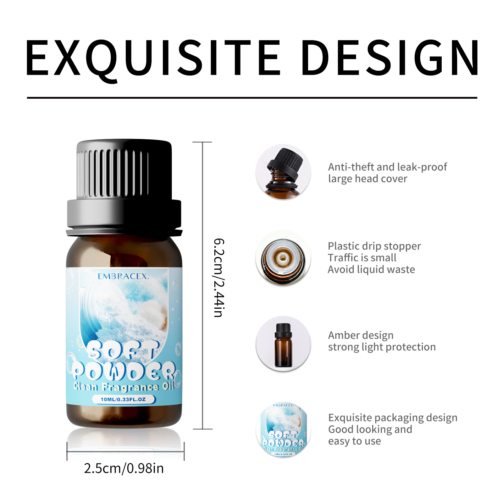 Óleo Essencial em Pó Suave de  - Fragrance Oil 10Ml avaliação e preço